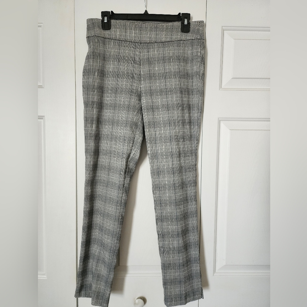 Ladies Counterparts Gray Plaid Pants
